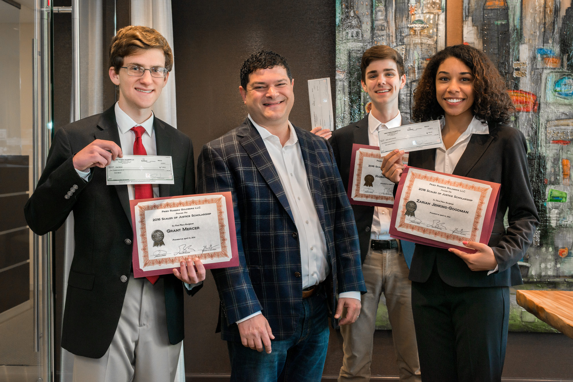 2016 Scales of Justice Scholarship Winners