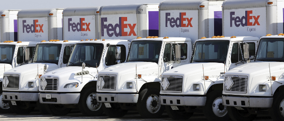 Fedex truck accident