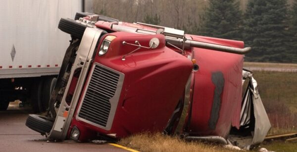 Rollover truck accident in Atlanta, GA