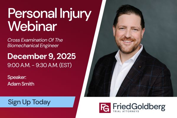 Fried Goldberg Webinar December 9, 2025