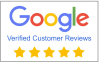 Google Verified Customer Reviews 5 Stars